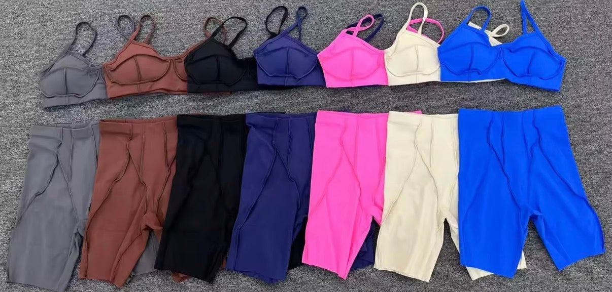 Line Short leggins set