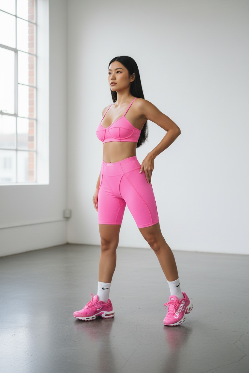 Line Short leggins set