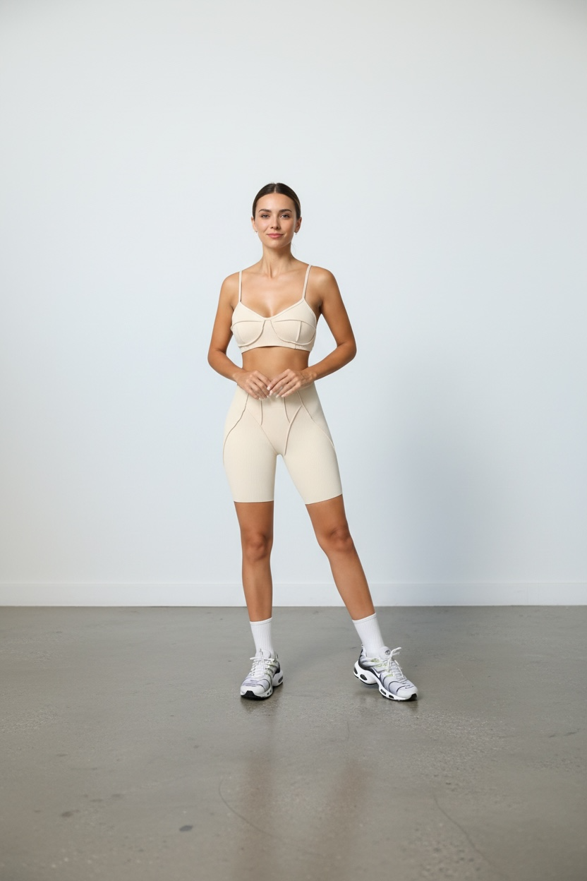 Line Short leggins set