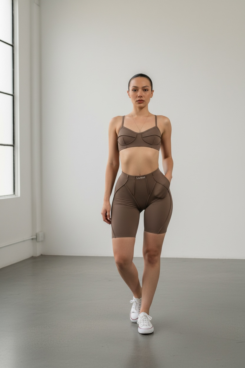 Line Short leggins set